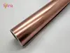 Autocolant rose gold, Folina, cu efect metalic lucios, rolă de 50x150 cm