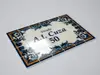 Placuță cu număr și adresă casă, model azulejos Lisabona, printare UV și text personalizat, 15x22 cm, bandă dublu adezivă inclusă