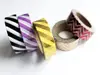 Set 5 role washi tape, benzi adezive decorative cu dungi colorate