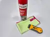Spray curăţare adeziv folii, Folina, set cu soluţie tip spray, lavetă şi răzuitor metalic