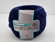 Snur catifelat albastru cobalt, Maccaroni Suede, pentru tricotat si crosetat